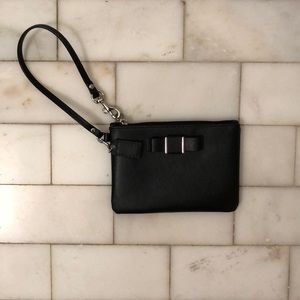 Coach Darcy bow wristlet